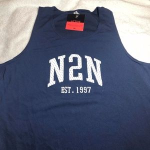 N2N Bodywear Basic Gym Tank - Blue